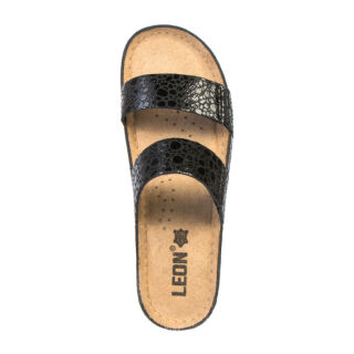 Анатомічні босоніжки-сабо Leon 918 чорні