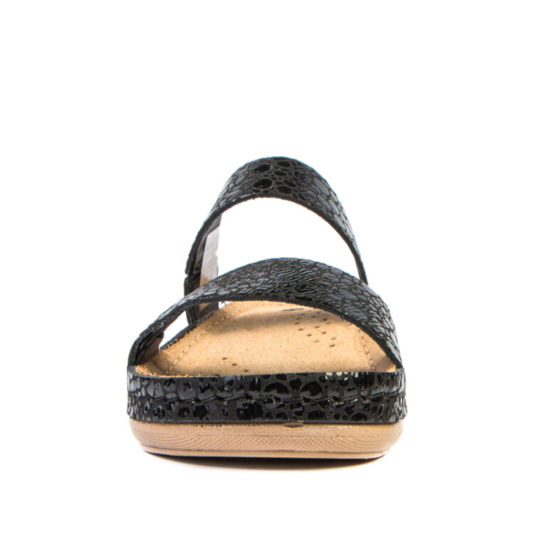 Анатомічні босоніжки-сабо Leon 918 чорні