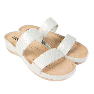 Анатомічні босоніжки-сабо Leon 918 білі