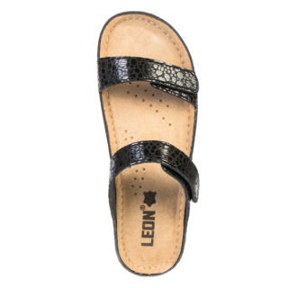 Анатомічні босоніжки-сабо Leon 919 чорні