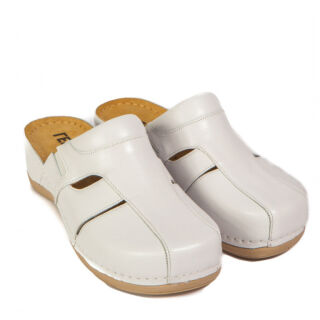 Анатомічні тапочки-сабо Leon 925 білі