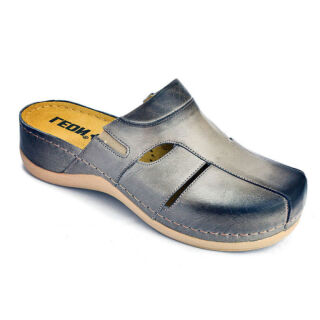 Анатомічні тапочки-сабо Leon 925 сірі