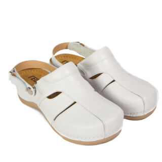 Анатомічні тапочки-сабо Leon 926 білі