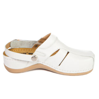 Анатомічні тапочки-сабо Leon 926 білі