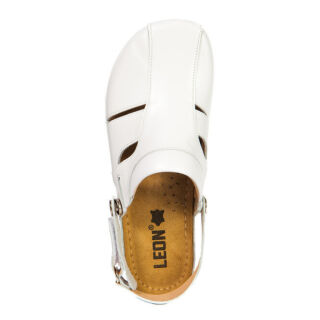 Анатомічні тапочки-сабо Leon 926 білі