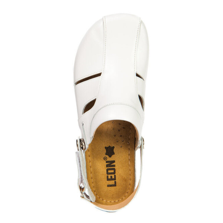 Анатомічні тапочки-сабо Leon 926 білі