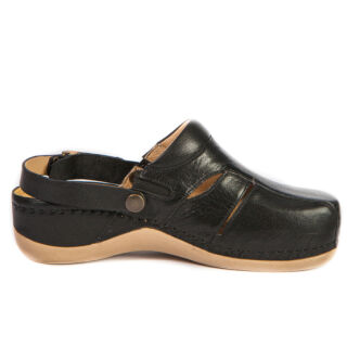 Анатомічні тапочки-сабо Leon 926 чорні