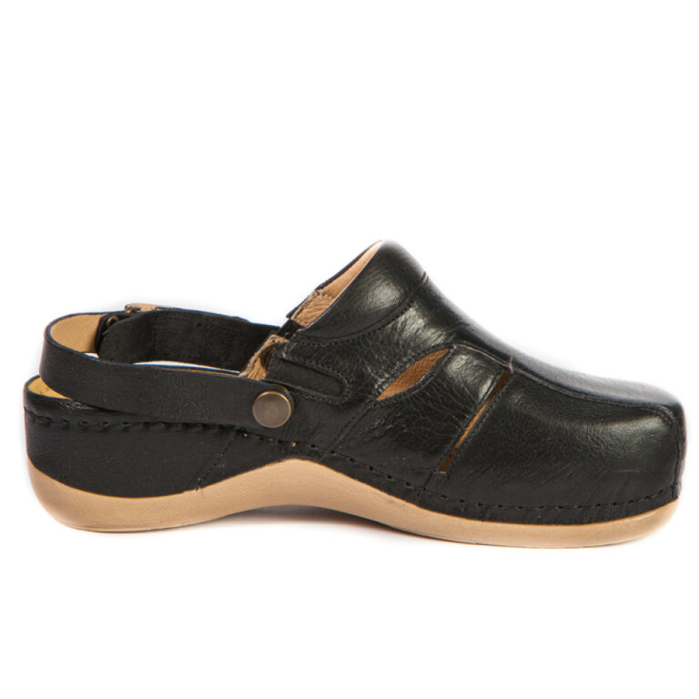Анатомічні тапочки-сабо Leon 926 чорні