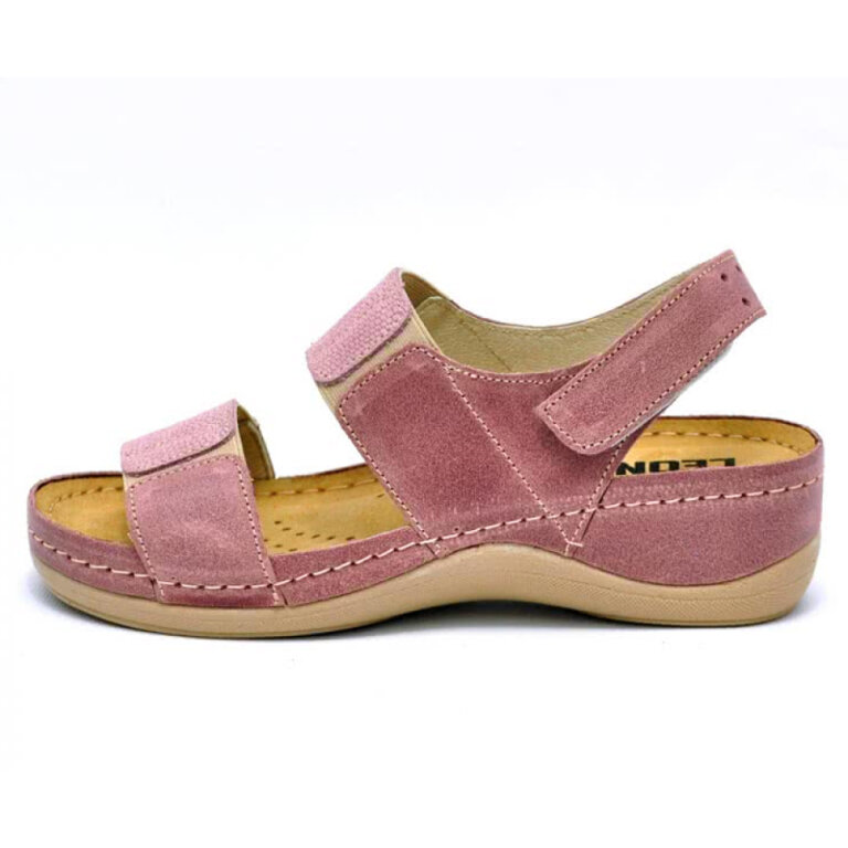 Анатомічні сандалі Leon 945 рожеві