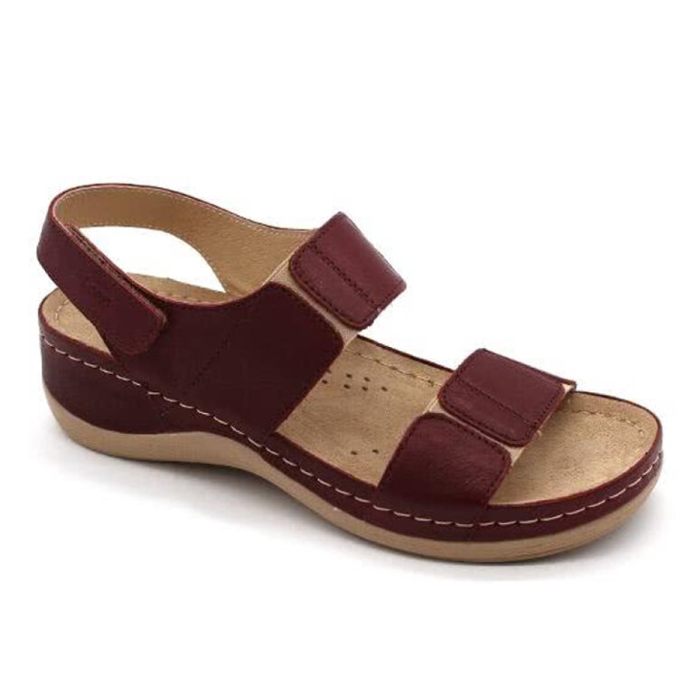 Анатомічні сандалі Leon 945 бордові