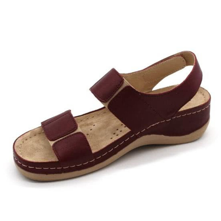 Анатомічні сандалі Leon 945 бордові