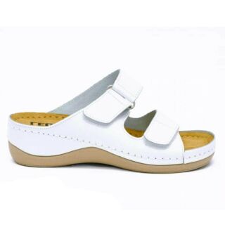 Анатомічні тапочки-сабо Leon 905 білі