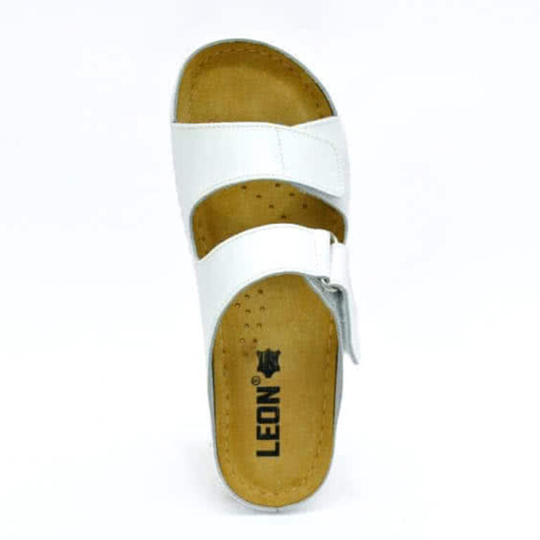 Анатомічні тапочки-сабо Leon 905 білі