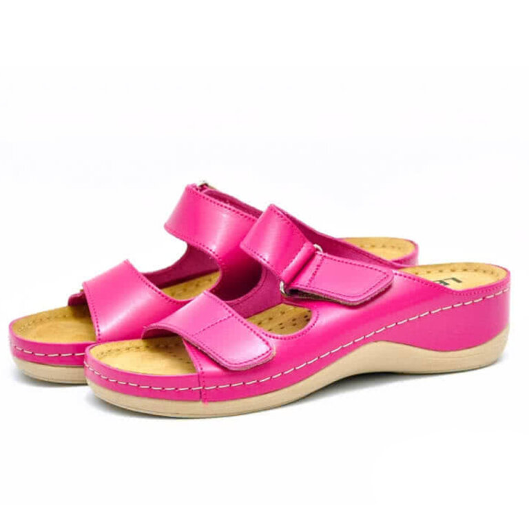 Анатомічні тапочки-сабо Leon 905 малинові