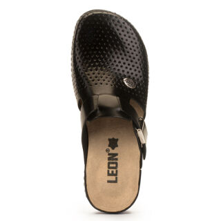 Анатомічні тапочки-сабо Leon 950 чорні