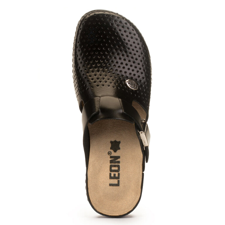 Анатомічні тапочки-сабо Leon 950 чорні
