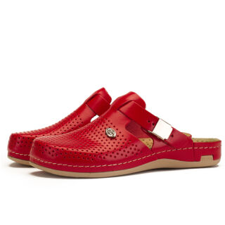 Анатомічні тапочки-сабо Leon 950 червоні