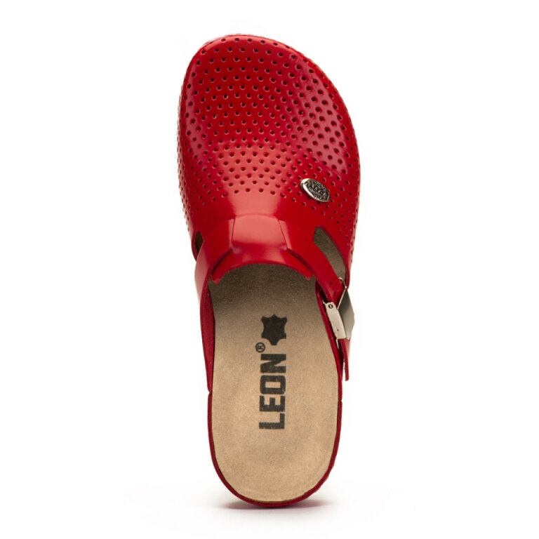 Анатомічні тапочки-сабо Leon 950 червоні