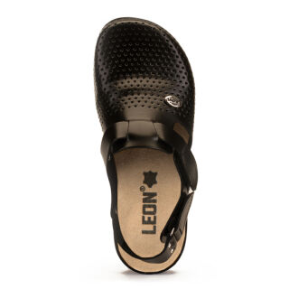 Анатомічні тапочки-сабо Leon 951 чорні