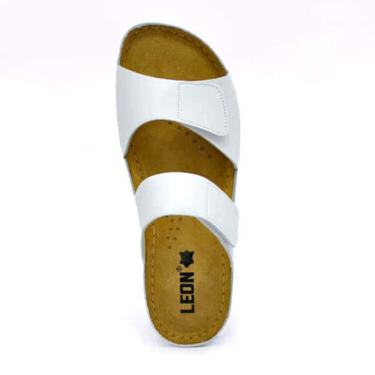 Анатомічні тапочки-сабо Leon 952 білі