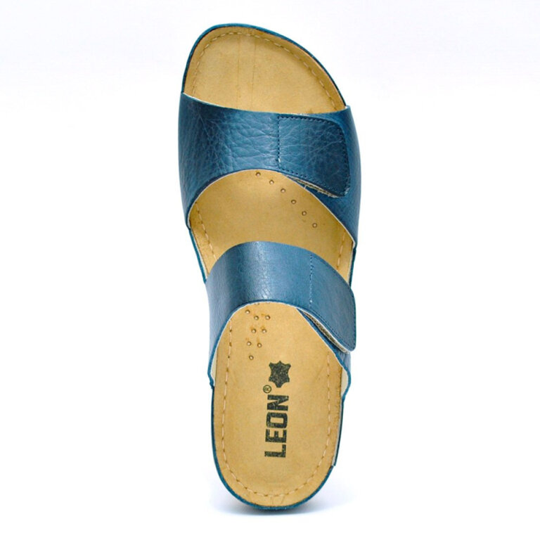 Анатомічні тапочки-сабо Leon 952 сині