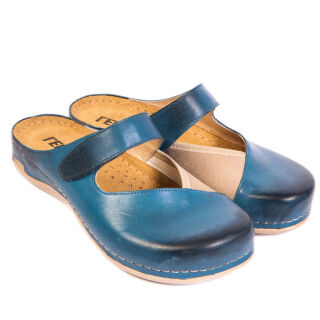 Анатомічні тапочки-сабо Leon 953 темно-синій