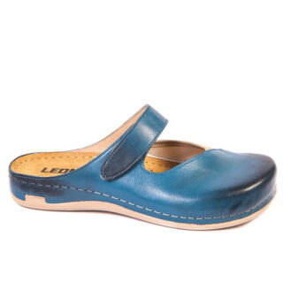 Анатомічні тапочки-сабо Leon 953 темно-синій