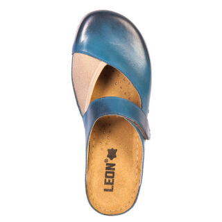 Анатомічні тапочки-сабо Leon 953 темно-синій