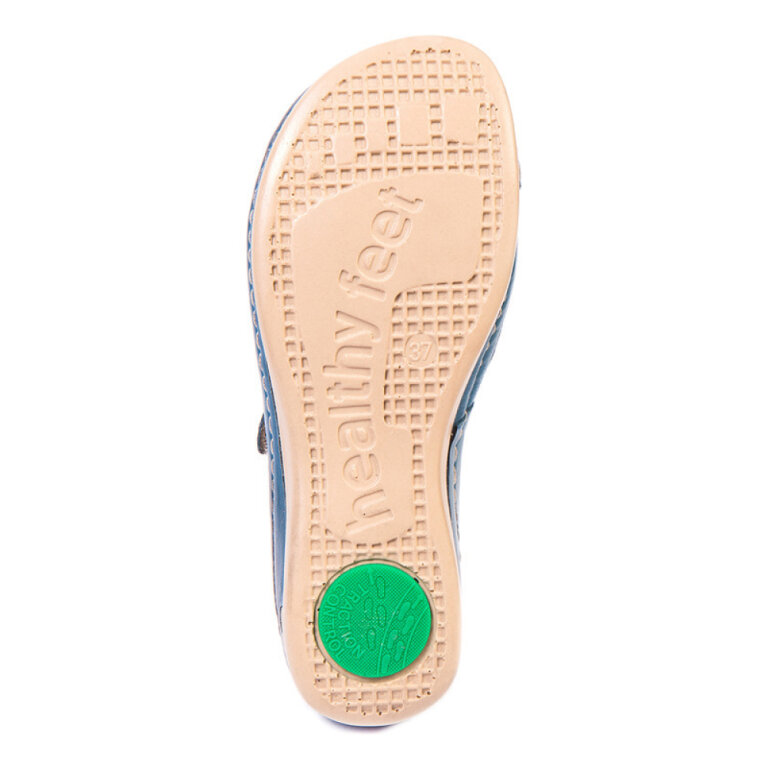 Анатомічні тапочки-сабо Leon 953 темно-синій