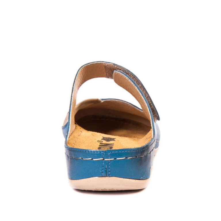 Анатомічні тапочки-сабо Leon 953 темно-синій