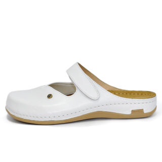Анатомічні тапочки-сабо Leon 953 білі