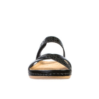 Анатомічні босоніжки-сабо Leon 957 чорні