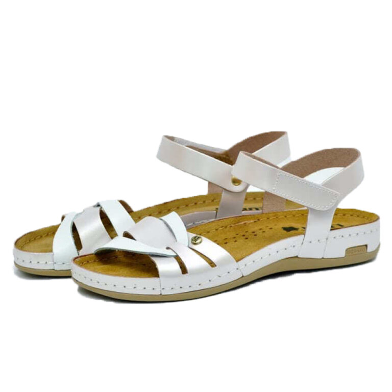 Анатомічні босоніжки Leon 961 перламутрові