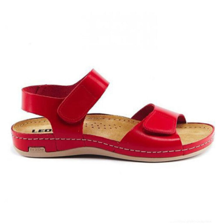 Анатомічні босоніжки Leon 963 червоні
