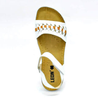 Анатомічні босоніжки Leon 964 білі