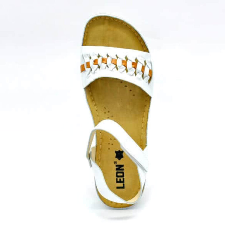 Анатомічні босоніжки Leon 964 білі