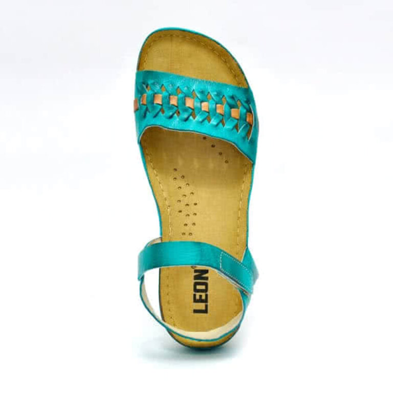 Анатомічні босоніжки Leon 964 бірюзові