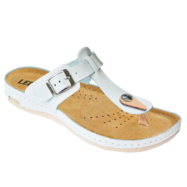 Анатомічні в'єтнамки Leon 980 білі