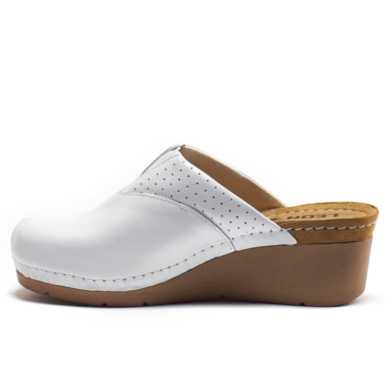 Анатомічні сабо Leon 1002 білі