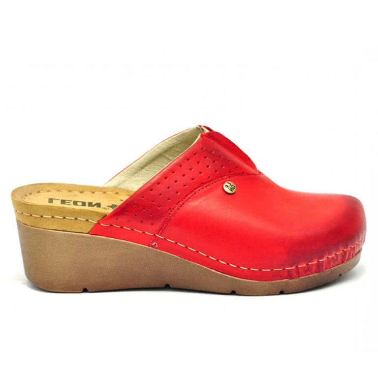 Анатомічні сабо Leon 1002 червоні