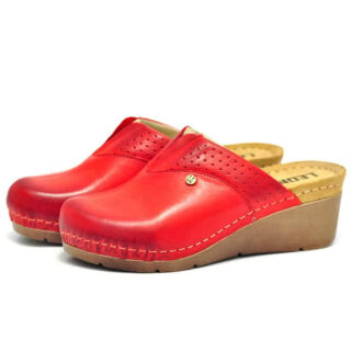 Анатомічні сабо Leon 1002 червоні