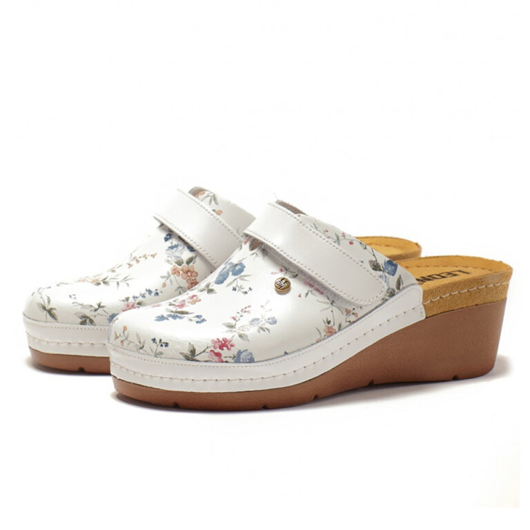 Анатомічні сабо Leon 1003 білі