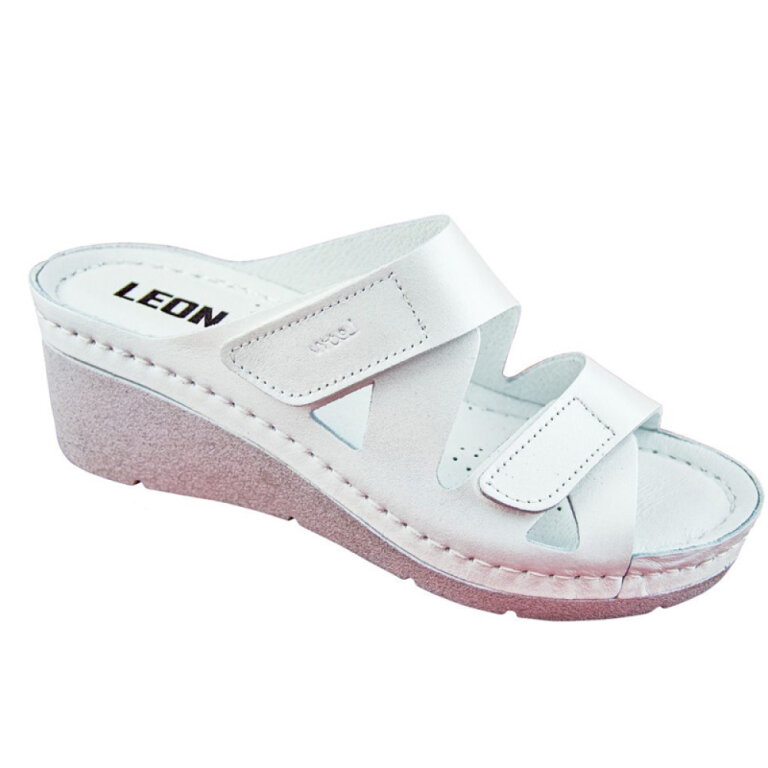 Анатомічні сабо Leon 1004 білі