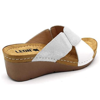 Анатомічні тапочки-сабо Leon 1008 білі