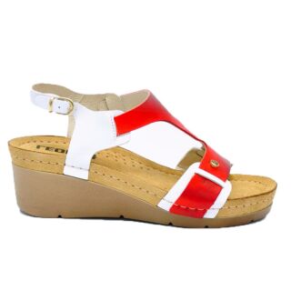 Анатомічні босоніжки Leon 1010 червоні