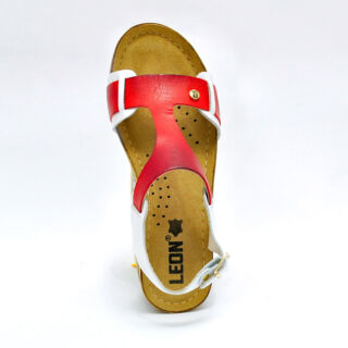 Анатомічні босоніжки Leon 1010 червоні