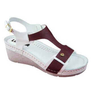 Анатомічні босоніжки Leon 1010 бордові