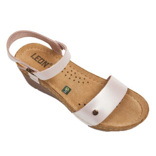 Анатомічні босоніжки Leon 1015 перламутрові