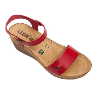 Анатомічні босоніжки Leon 1015 червоні
