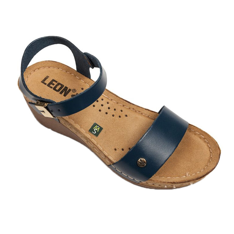 Анатомічні босоніжки Leon 1015 сині
